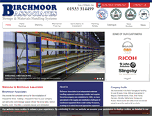 Tablet Screenshot of birchmoorassociates.co.uk